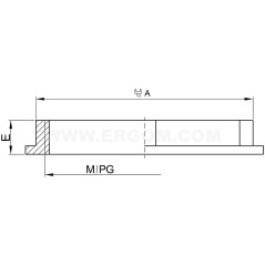 Nakrętka poliamidowa PG13 czarna N 13/H BK E03DK-02010200401