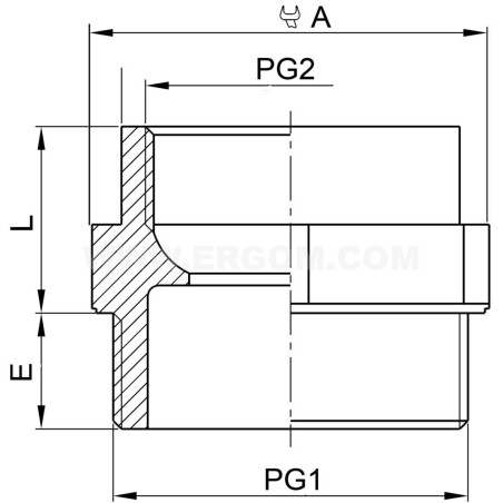 Redukcja poliamidowa do dławnic DR 13/11 E03DK-02120100403 /10szt.