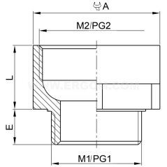 Adapter poliamidowy do dławnic DA 9/11 E03DK-02130100203 /10szt.