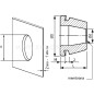Przepust gumowy BDE 48 czarny IP30 E03DK-05010101501 /10szt./