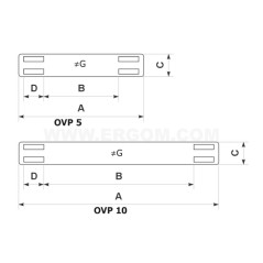 Oznacznik OV-6/8 E04ZP-01030100800 /100szt./