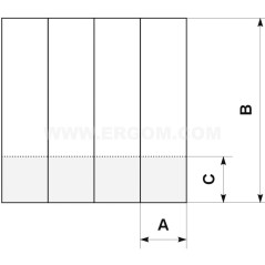 Oznacznik do opisywania ręcznego TS 1 biały E04ZP-02010100200 /450szt.