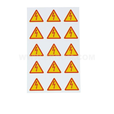 Znaki samoprzylepne typu BŁYSKAWICE ZS 25 LIGHTNING E04ZP-02030200500 /150szt/