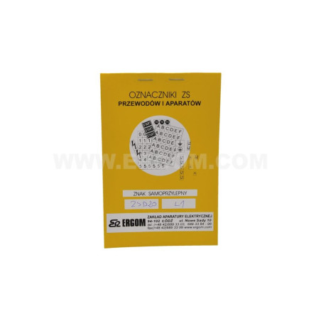 Znaki samoprzylepne ZS D20/L1 E04ZP-02030402700