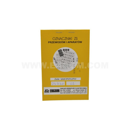 Znaki samoprzylepne ZS D20/L2 E04ZP-02030402800