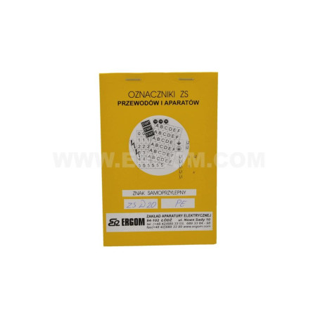Znaki samoprzylepne ZS D20/PE E04ZP-02030403400