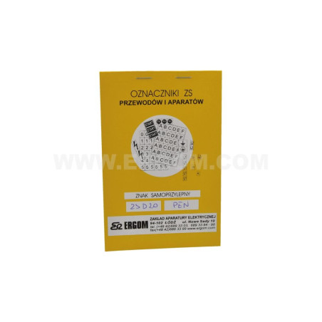 Znaki samoprzylepne ZS D20/PEN E04ZP-02030403600