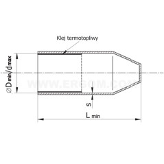 Kapturek termokurczliwy TZK 14/4 E05ME-01050100203 10szt.