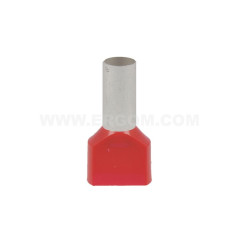 Końcówka tulejkowa izolowana HI 2x10/14 DIN E08KH-02020102701 /100szt./