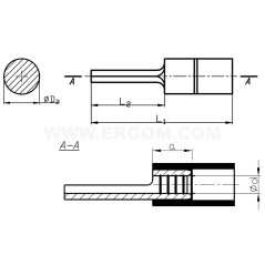 Końcówka kablowa KII 2,5-10 PCV E09KO-02040300500 /100szt./