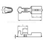 Nasuwka konektorowa N 2,8-1/0,8 E10KN-01010100401 (100szt.)