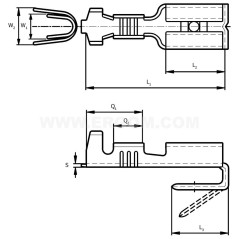 Nasuwka z odgałęzieniem NW 6,3-2,5/0,8 NC E10KN-01030200401 /100szt./