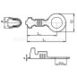 Konektor oczkowy MO 1/4 E10KN-01050100101 /100szt./ Konektor oczkowy MO 1/4 E10KN-01050100101 /100szt./