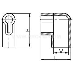Osłona izolacyjna do nasuwek ONKZ 6,3/2,5PCV/ E10KN-01070400201 /100szt./