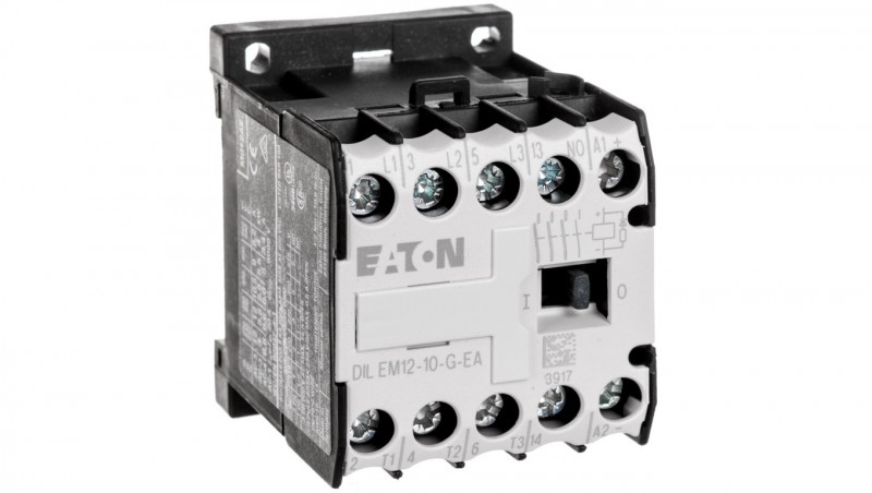 Stycznik mocy 12A 3P 24V DC 1Z 0R DILEM12-10-G-EA(24VDC) 189988 Stycznik mocy 12A 3P 24V DC 1Z 0R DILEM12-10-G-EA(24VDC) 189988