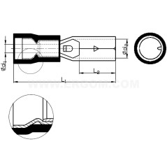 Gniazdo konektorowe izolowane GI 2,5/4 E10KN-03030100201 /100szt./