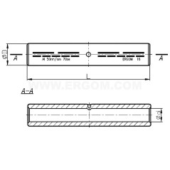 Końcówka (tulejka) łącząca aluminiowa LA 240 E12KA-01100101100