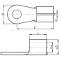 Końcówka oczkowa do lutowania B311 25/8S E14KI-03010101000