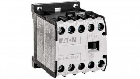 Stycznik mocy 12A 3P 230V AC 0Z 1R DILEM12-01-EA(230V50HZ,240V60HZ) 189989