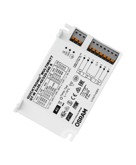 Statecznik elektroniczny (SE) do świetlówek jednotrzonkowych QT-M 2x26-42/220-240 4008321110022