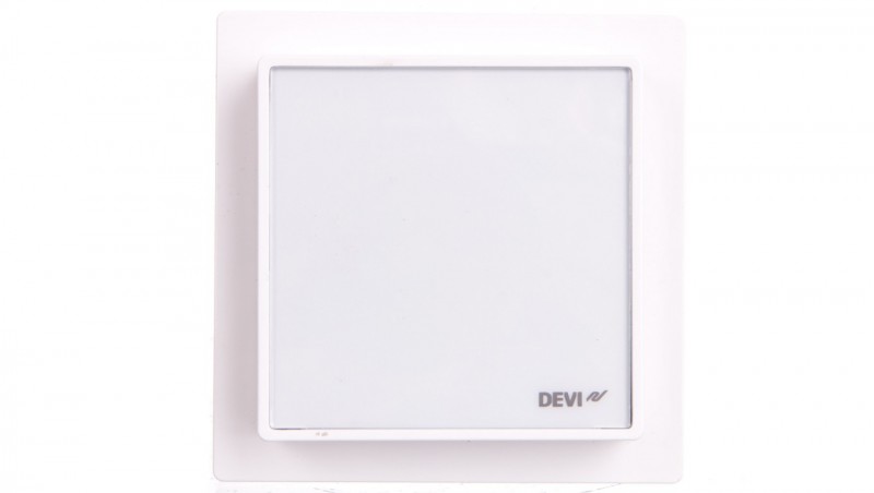 Termostat dotykowy DEVIreg Smart 240V 16A 5-45C IP21 śnieżnobiały 140F1140