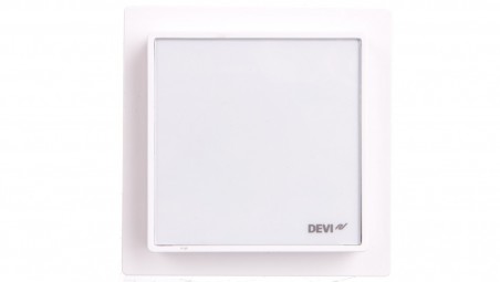 Termostat dotykowy DEVIreg Smart 240V 16A 5-45C IP21 śnieżnobiały 140F1140