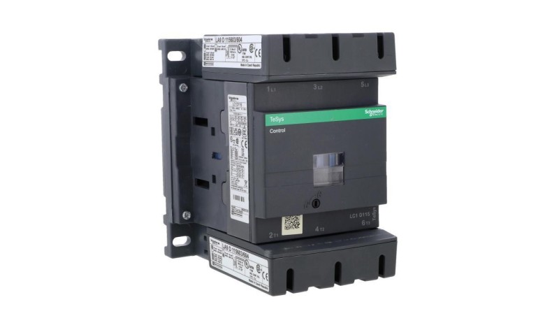 TeSys Deca Stycznik mocy 115A 3P 110V AC 1Z 1R LC1D115F7 TeSys Deca Stycznik mocy 115A 3P 110V AC 1Z 1R LC1D115F7