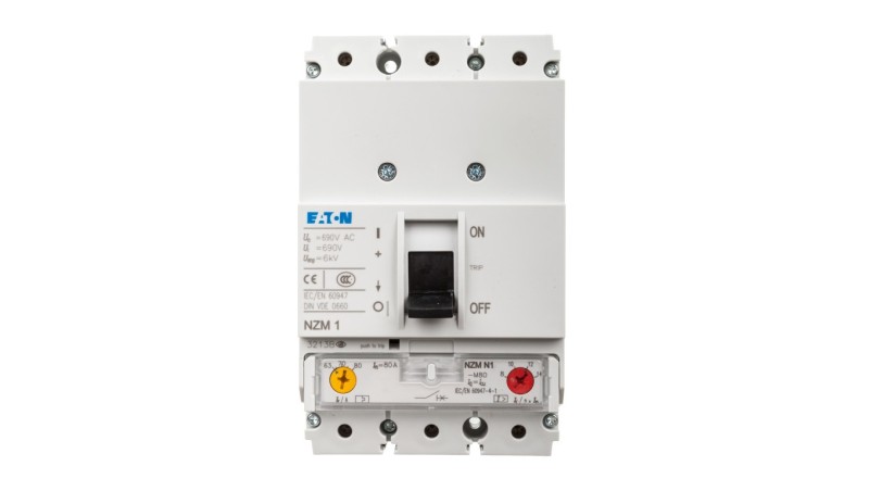 Wyłącznik silnikowy 3P 37kW 63-80A NZMN1-M80 265721 Wyłącznik silnikowy 3P 37kW 63-80A NZMN1-M80 265721