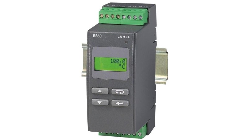 Regulator temperatury na szynę 01:wej. PT100 -50-100C 1:wyjście gł.przekaźnikowe RE60 Regulator temperatury na szynę 01:wej. PT100 -50-100C 1:wyjście gł.przekaźnikowe RE60