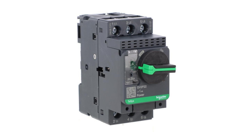 TeSys Deca Wyłącznik silnikowy 3P 11kW 20-25A GV2P22 TeSys Deca Wyłącznik silnikowy 3P 11kW 20-25A GV2P22