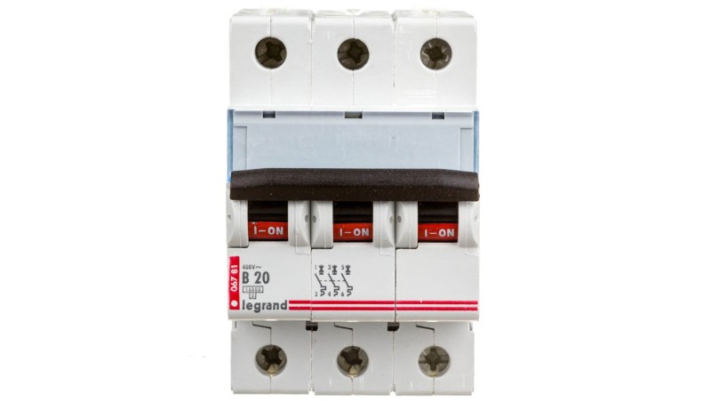 Wyłącznik nadprądowy 3P B 20A 10kA AC S313 TX3 404127 Wyłącznik nadprądowy 3P B 20A 10kA AC S313 TX3 404127