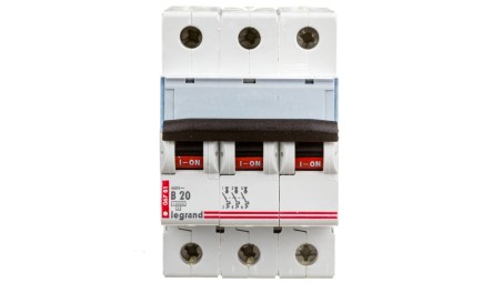 Wyłącznik nadprądowy 3P B 20A 10kA AC S313 TX3 404127