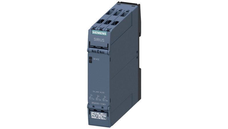 Przekaźnik sprzęgający w obudowie przemysłowej styk 3P cewka 24-240V AC DC przył śrubowe szer. 22,5mm 3RQ2000-1CW01 Przekaźnik sprzęgający w obudowie przemysłowej styk 3P cewka 24-240V AC DC przył śrubowe szer. 22,5mm 3RQ2000-1CW01