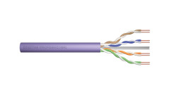 Kabel teleinformatyczny U/UTP kat.6 4x2xAWG23 LSOH drut fioletowy Dca DK-1614-VH-1 /100m