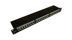 Patch panel STP kat.5e 24 porty LSA 1U PK006