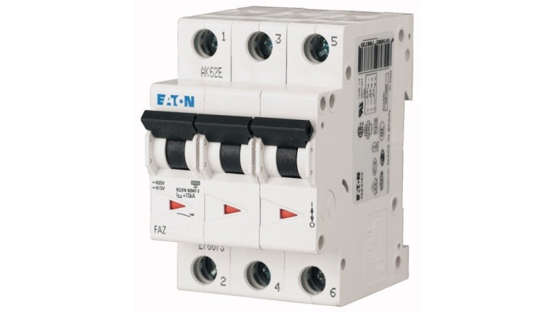 Wyłącznik nadprądowy 3P D 40A 15kA AC FAZ D40/3 278900 Wyłącznik nadprądowy 3P D 40A 15kA AC FAZ D40/3 278900
