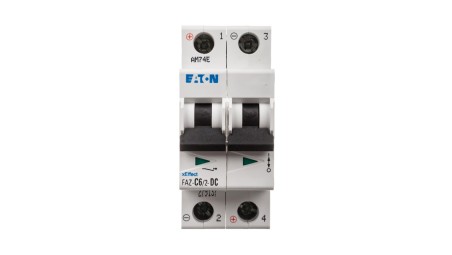 Wyłącznik nadprądowy 2P C 6A 15kA DC FAZ C6/2-DC 279137
