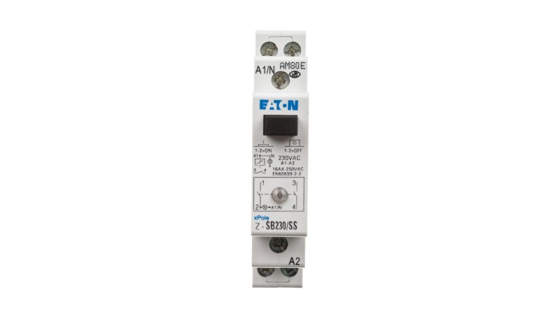 Przekaźnik impulsowy 16A 230V AC 2Z Z-SB230/SS 265301 Przekaźnik impulsowy 16A 230V AC 2Z Z-SB230/SS 265301