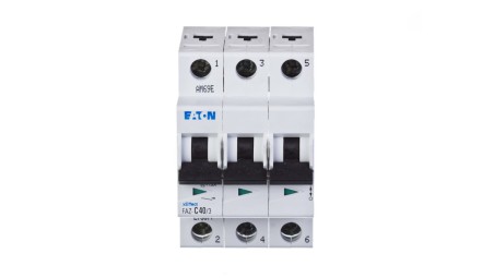 Wyłącznik nadprądowy 3P C 40A 15kA AC FAZ C40/3 278877