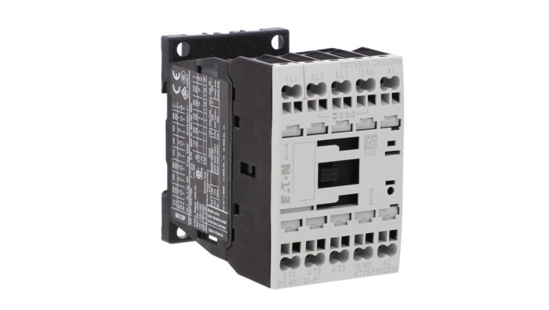 Stycznik mocy DILM12-10(110V50HZ,120V60HZ)-PI 3P 380 V 400 V 5.5 kW 1Z 110 V AC Push-In 199240 Stycznik mocy DILM12-10(110V50HZ,120V60HZ)-PI 3P 380 V 400 V 5.5 kW 1Z 110 V AC Push-In 199240