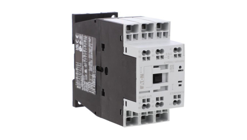 Stycznik mocy DILM17-11(42V50HZ,48V60HZ)-PI 3P 380 V 400 V 8.3 kW 1Z+1R 42 V AC Push-In 199282 Stycznik mocy DILM17-11(42V50HZ,48V60HZ)-PI 3P 380 V 400 V 8.3 kW 1Z+1R 42 V AC Push-In 199282