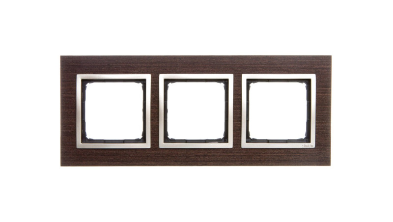 Simon 54 Nature Ramka potrójna drewno ZŁOTE WENGE DRN3/85 Simon 54 Nature Ramka potrójna drewno ZŁOTE WENGE DRN3/85
