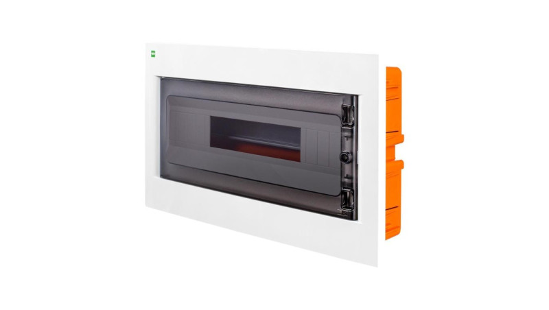 Rozdzielnica modułowa podtynkowa AREO PE+N 1x18 IP40 biały/dymny 3660-01 Rozdzielnica modułowa podtynkowa AREO PE+N 1x18 IP40 biały/dymny 3660-01