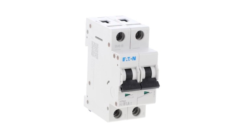 Wyłącznik nadprądowy 2P B 1,6A 15kA AC FAZ-B1,6/2 278721 Wyłącznik nadprądowy 2P B 1,6A 15kA AC FAZ-B1,6/2 278721