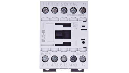 Stycznik mocy 7A 3P 42V AC 1Z 0R DILM7-10(42V50HZ,48V60HZ) 276546