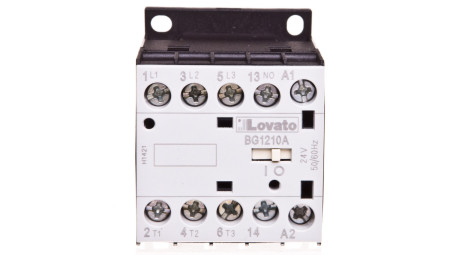 Stycznik mocy 3P 12A 5,7kW przy 400VAC AC3, cewka 24VAC 50/60Hz,1Z 0R 11BG1210A024