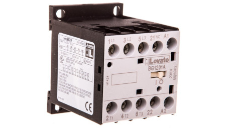 Stycznik mocy 3P 12A 5,7kW przy 400VAC AC3, cewka 230VAC 50/60Hz, 0Z 1R 11BG1201A230