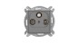 ICON Mechanizm gniazda abonenckiego RTV-SAT przelotowego 10dB szary mat 27IGSP ICON Mechanizm gniazda abonenckiego RTV-SAT przelotowego 10dB szary mat 27IGSP