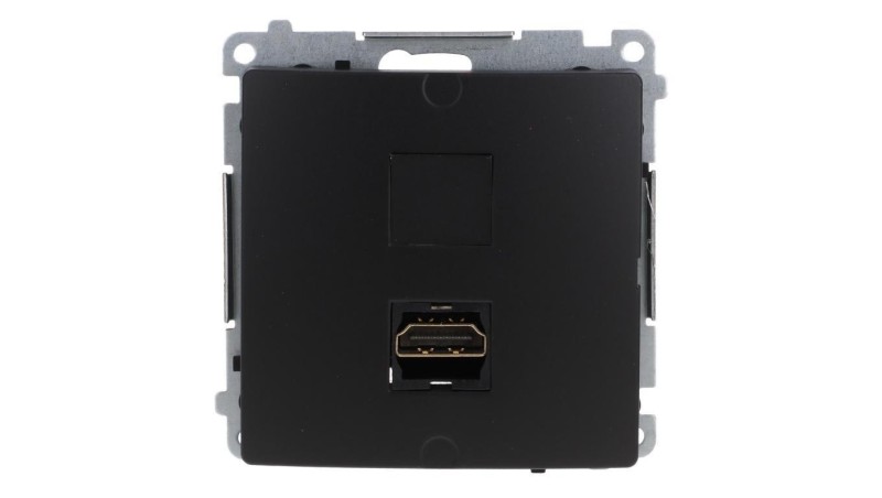 Simon Basic Gniazdo HDMI pojedyncze (moduł) czarny BMGHDMI.01/49 Simon Basic Gniazdo HDMI pojedyncze (moduł) czarny BMGHDMI.01/49
