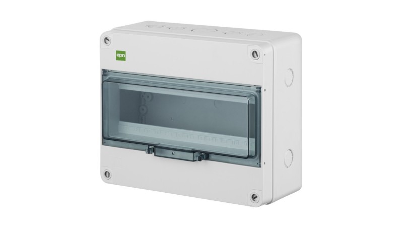 Rozdzielnica hermetyczna HERMETICA RN 1x12+1 400V AC 1000V DC PE+N dymny IP65 2207-01 Rozdzielnica hermetyczna HERMETICA RN 1x12+1 400V AC 1000V DC PE+N dymny IP65 2207-01